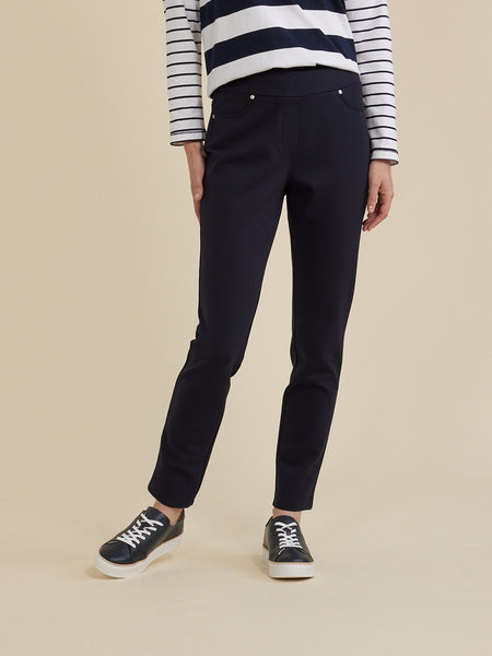 Pull On Super Stretch Pants - Navy