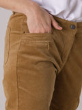 Slimline Cord Pants - Ochre
