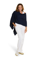 Cotton Cashmere Topper - French Navy
