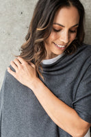Cotton Cashmere Topper - Pepper