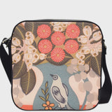 Floral Tote - Blue Bird