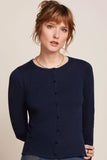 Cocoon Cardi Roundneck - Navy