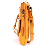 Saffron Leather Mobile Phone Bag - Yellow