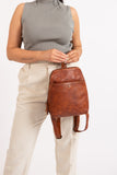 Perth Leather Backpack - Cognac