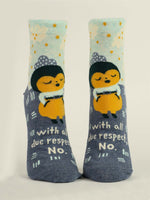 All Due Respect Socks - Ankle