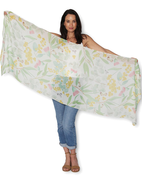 Australian Floral Scarf