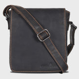 Leather Shoulder Bag - Luna Brown