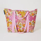 Zip Medium Tote - Hydrangea