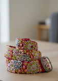 Teaberry Embroidered Wool Belt