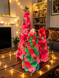 Pom Pom Christmas Tree - Watermelon Large