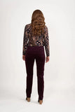 Bay Cord Pull On Pants - Mulberry