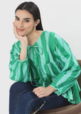 Dera Cotton Top - Green