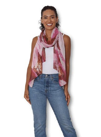 Artist Label Scarf - Big Bloom Theory