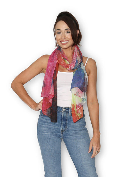 Artist Label Scarf - Blossoms on my Mind