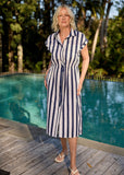 Pocket Dress - Hamilton Stripe