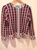 Odette Box & Ball Cardigan - Spice