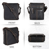 Leather Shoulder Bag - Luna Brown