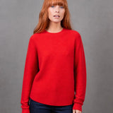Dolman 3/4 Sleeve Pullover - Cayenne