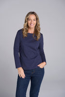 Long Sleeve Classic Tee - Navy