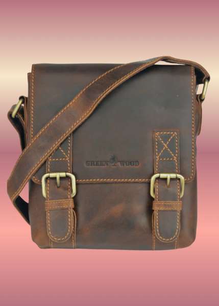 Leather Shoulder Bag - Dubbo