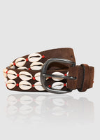 Shell Belt - Shell/Suede