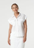 Cargo Pocket Shirt - White