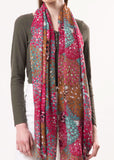 Aster Flower Wool Scarf - 2 Colours