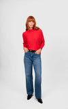 Dolman 3/4 Sleeve Pullover - Cayenne
