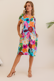 Bloom Burst Shift Dress