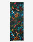 Eden Lush Garden Wool Silk Scarf - Teal
