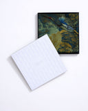 Orika Foliage & Birds Print Wool Silk Scarf