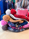 Wool Cable Beanie - Red