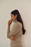 Maya Turtle Neck - Oatmeal