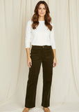 2 Pocket Cord Pants - Khaki