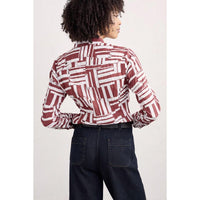 Larissa Shirt - Dune Fence Umber