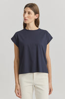 Crew Neck Tank - Navy