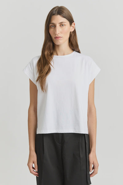 Crew neck Tank - White