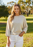 Batwing Knit Top