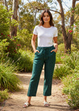 Relaxed Drawstring Pants - Jungle