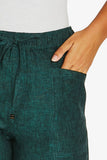 Relaxed Drawstring Pants - Jungle