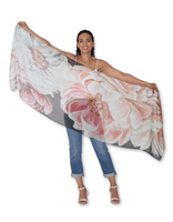 Artist Label Scarf - Power of Flowers