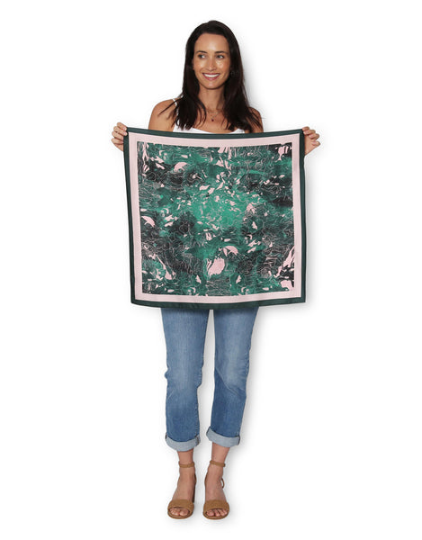 Twilight Forest - Silk Square Scarf