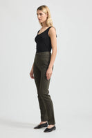 High Rise Straight Leg Merino Denim Jeans