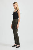 High Rise Straight Leg Merino Denim Jeans