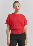 Pointelle Knit Dolman  - Poppy