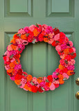 Pinks Pom Pom Wreath - 50 cm