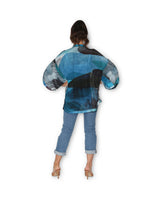 Silk Chiffon Artists Kimono - Sketchbook Collage