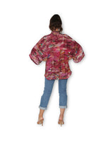 Silk Chiffon Artists Kimono - Pink Primrose