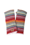 Seville Striped Fingerless Fleece Gloves