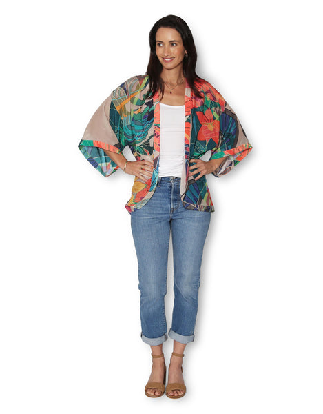 Hawaiian Silk Kimono